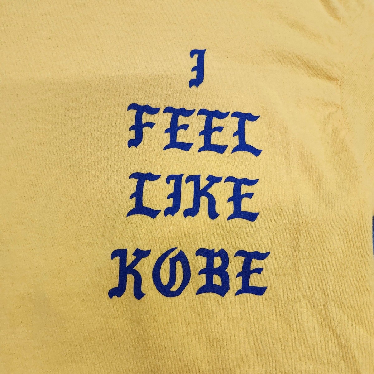Kanye West I Feel Like Kobe Mamba Day Long Sleeve Shirt Yellow