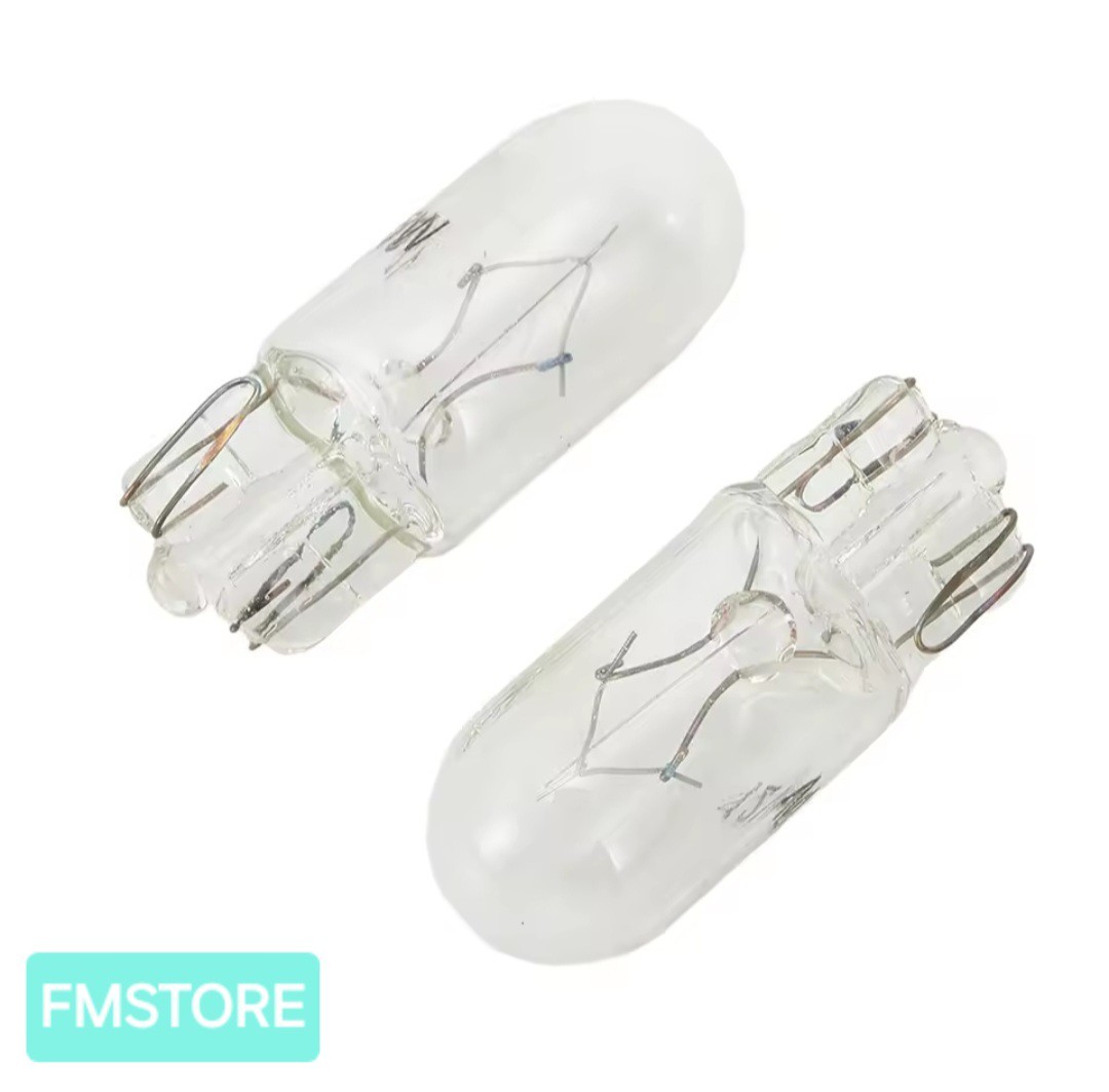 - Senza marca/Generico - - 10 Lampadine a LED T10 W5w 194 12V Glass Luce Bianca Auto Moto Bike Camion #2000 - Miniatura 2