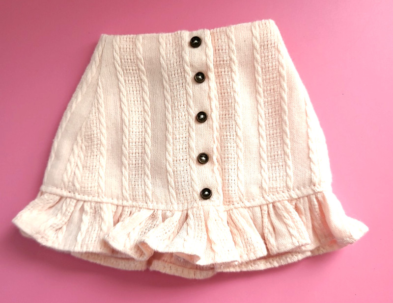 TONNER ELLOWYNE & TYLER LT PINK MINI SKIRT ALSO FITS SIMILAR TONNER DOLLS(V92)