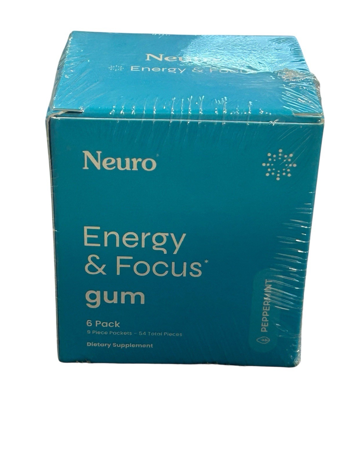 NeuroGum Energy Caffeine GUM (54 Pieces) - Sugar Free with L-theanine + Caffeine