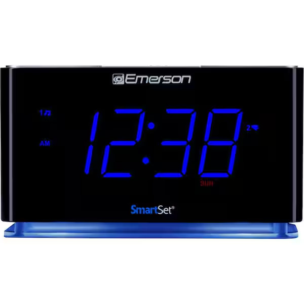 Radio With Bluetooth Speaker Large Led Display And Night Lig