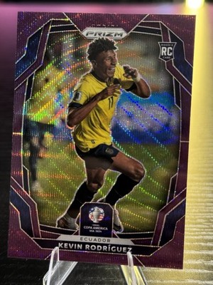 2024 Panini Prizm CONMEBOL Copa America - Kevin Rodriguez #66 Purple Prizm /49