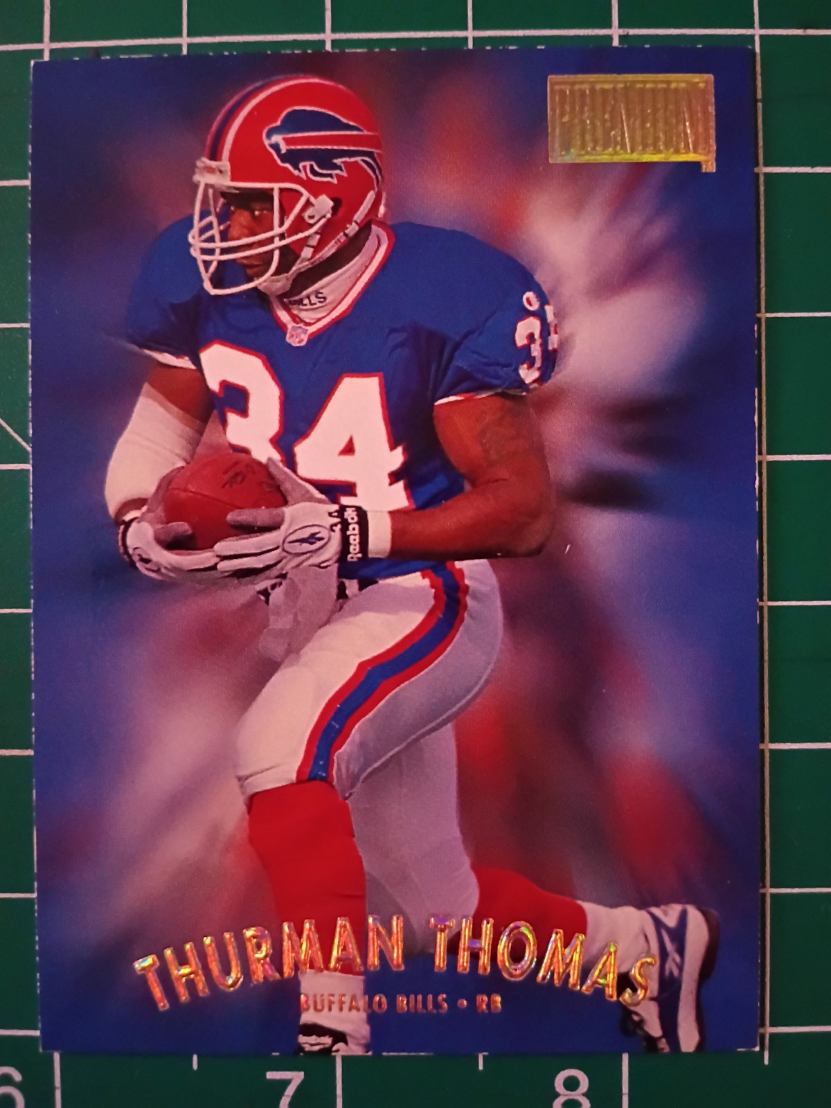 1997 Skybox Premium - Thurman Thomas #32 Inside the Numbers - Buffalo Bills 