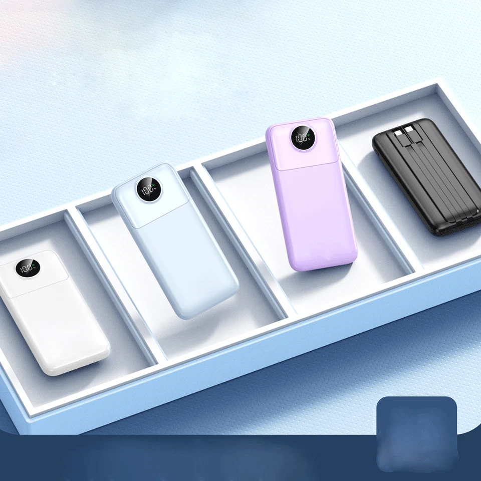 Портативный банк питания 100000 мАч сверхбольшой емкости для быстрой зарядки сотового телефона - Изображение 4 из 4