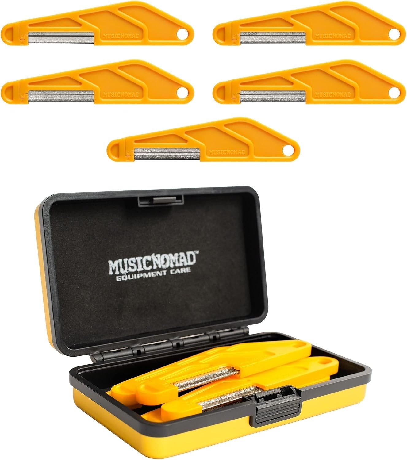 Music Nomad 5 pc. Diamond Coated Nut File Bass Set MN673