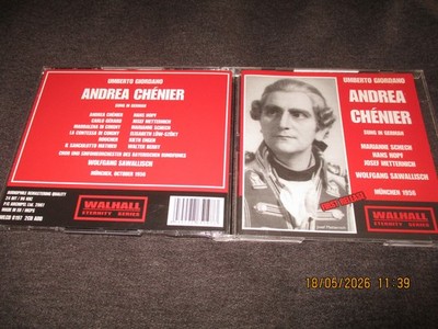 2-CD-Set-U.GIORDANO--ANDREA CHENIER--Schech-Hopf-Metternich-W.Sawallisch-!-