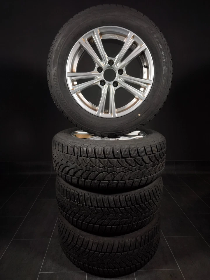 4 Winterreifen 225/55R16 16"  Alufelgen KBA 48092 7,5Jx16 ET 45,5 - Bild 2 von 4