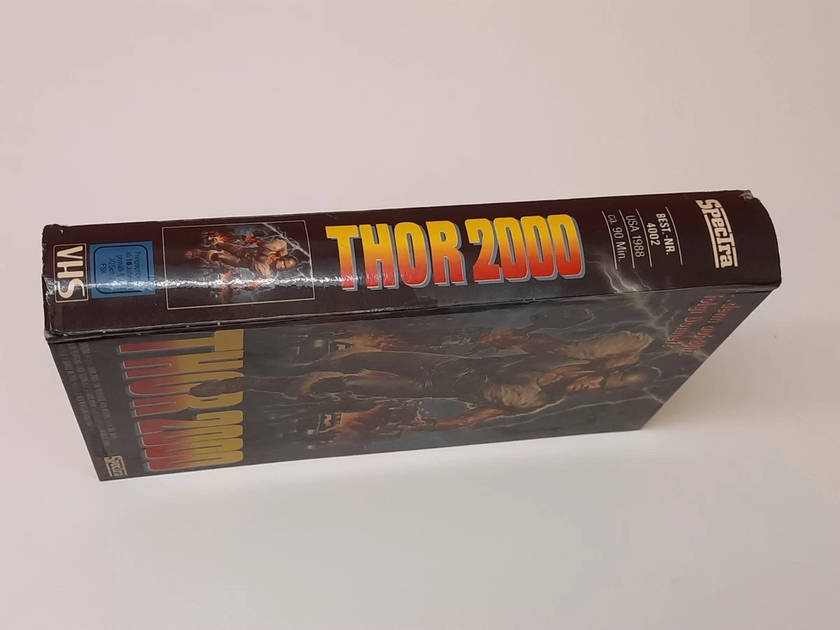 Thor 2000 Uncut VHS German PAL Video Hartbox Die Rückkehr des unheimlichen Hulk