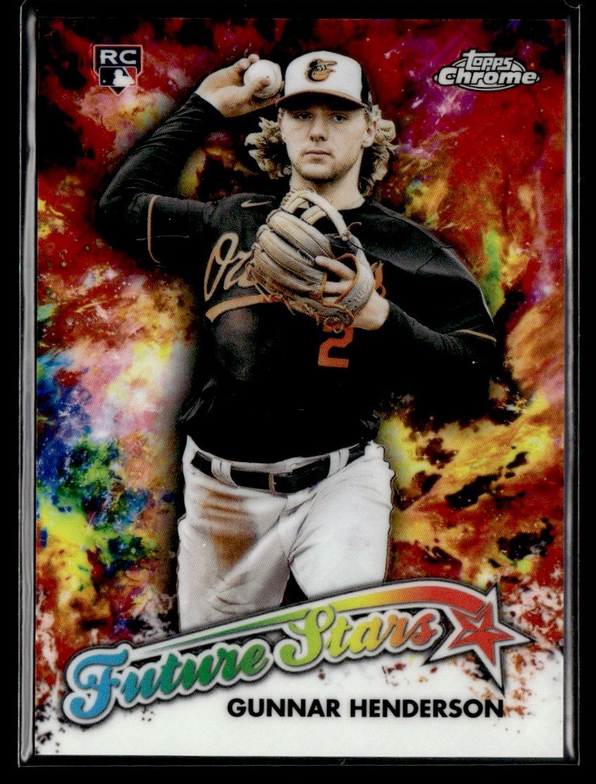 2023 Topps Chrome Logofractoer Future Stars Gunnar Henderson Rookie #FS-3