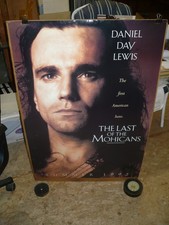 Last Of The Mohicans Orig Rolled Ds Adv 1-sh Movie Poster Daniel Day Lewis Last Of The Mohicans Orig Rolled Ds Adv 1-sh Movie Poster Daniel Day Lewis