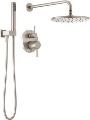 Delta 342702 Modern Round Non Shared Function Shower System - Nickel