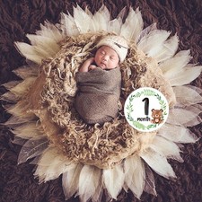 Baby Memorial Month Stickers Baby Monthly Recording Stickers Photography Props