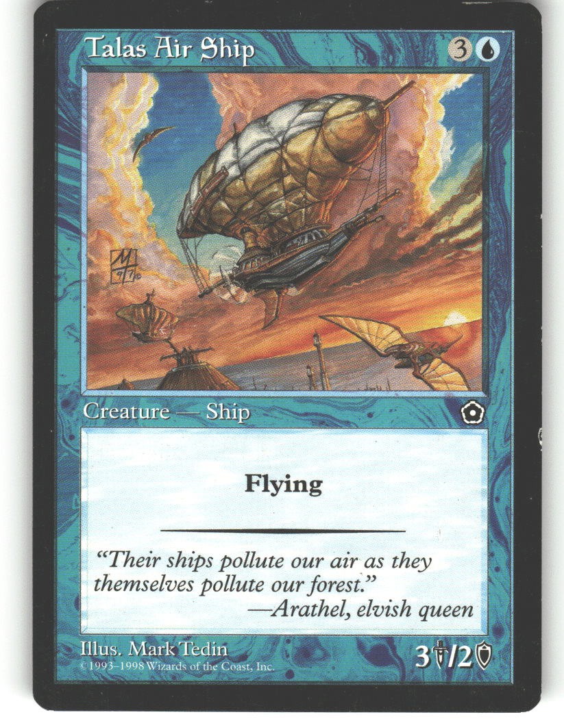 Talas Air Ship - Portal Second Age - MTG - Common - # - NM