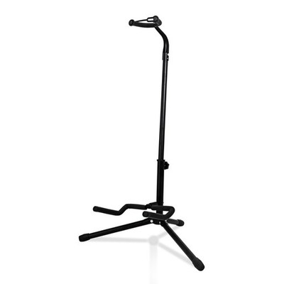 Floor Tripod Guitar Steel Stand Floor Tripod Guitar Stand Folding Vertical US