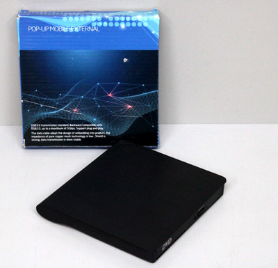 POP-UP Mobile Extern Externes ODD-HDD-Gerät USB3.0 DC 5V Schwarz NEU