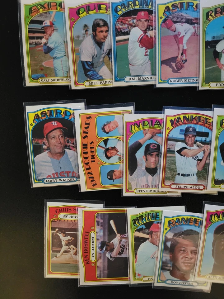 1972 Topps Baseball Lot - EX or Better - Felipe Alou | In Action Cards - Image 4 of 4