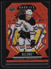 2022-23 Upper Deck Allure #121 Dylan Holloway Orange Slice
