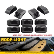 10x Smoked Top Roof Cab Marker Light Housing Cover For Hummer H2 / SUT 2003-2009