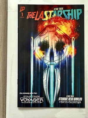 SDCC 2025 Star Trek: The Last Starship #1   Ashcan IDW Comics w/Bag+Board