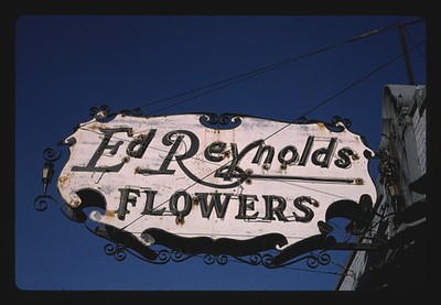 Photo:Ed Reynolds Flowers sign, Oklahoma City, Oklahoma