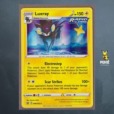 Carte Pokemon LUXRAY 048/163 Holo Epée et Bouclier 5 EB05 FR NEUF