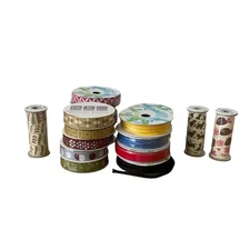 Lot Ribbon Scrapbook Cards Crafts We R Memory Keepers Creation Station Marcella