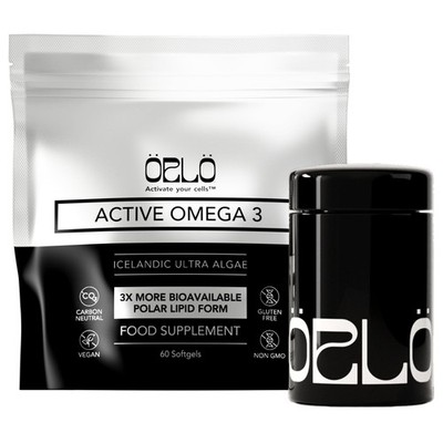 Orlo Omega 3   Vegan Omega-3 Supplement EPA & DHA   Extra Strength Fish Oil &...