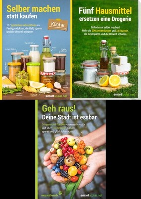 Selber machen statt kaufen + 5 Hausmittel + Geh raus! 3 Bücher im Set!