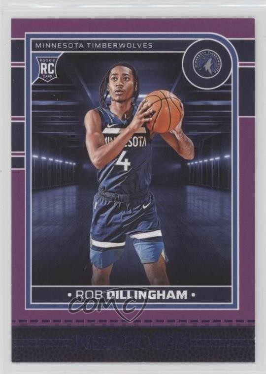 2024-25 Panini NBA Hoops Rookies Purple Rob Dillingham #238 1e3h