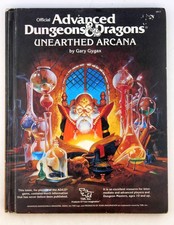 AD&D Unearthed Arcana VG Gary Gygax ORIGINAL