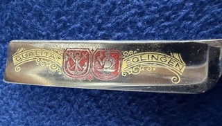 Vintage Quality Solingen Made in Germany Straight Razor with Case