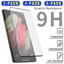Full Cover Clear Tempered Glass Screen Protector For Samsung Galaxy S21 Ultra 5G
