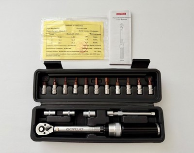 GOYOJO 2-24Nm (1/4) Torque Wrench - 16 Piece Set