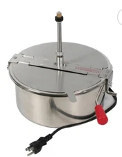 Great Northern Popcorn Stainless Steel Popcorn Kettle, Silver, 83-DT5598