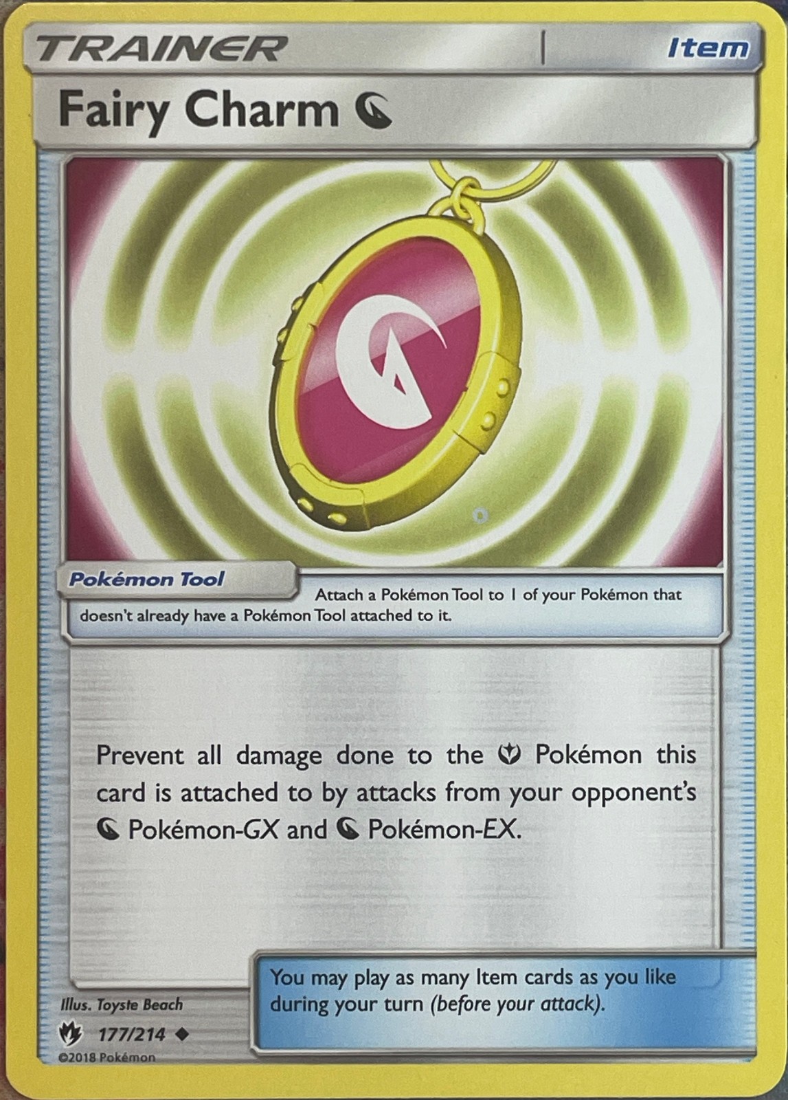 Fairy Charm Dragon - 177/214 - Lost Thunder Pokemon 2018