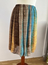 Leichter Midirock mit farbenfrohem Muster   N...