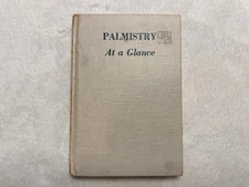 Palmistry at a Glance by Martini - Diagrams - Vintage Hardcover 1957