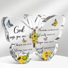 Acrylic Christian Gifts Bible Verses Religious Gifts for Women Men Inspirational