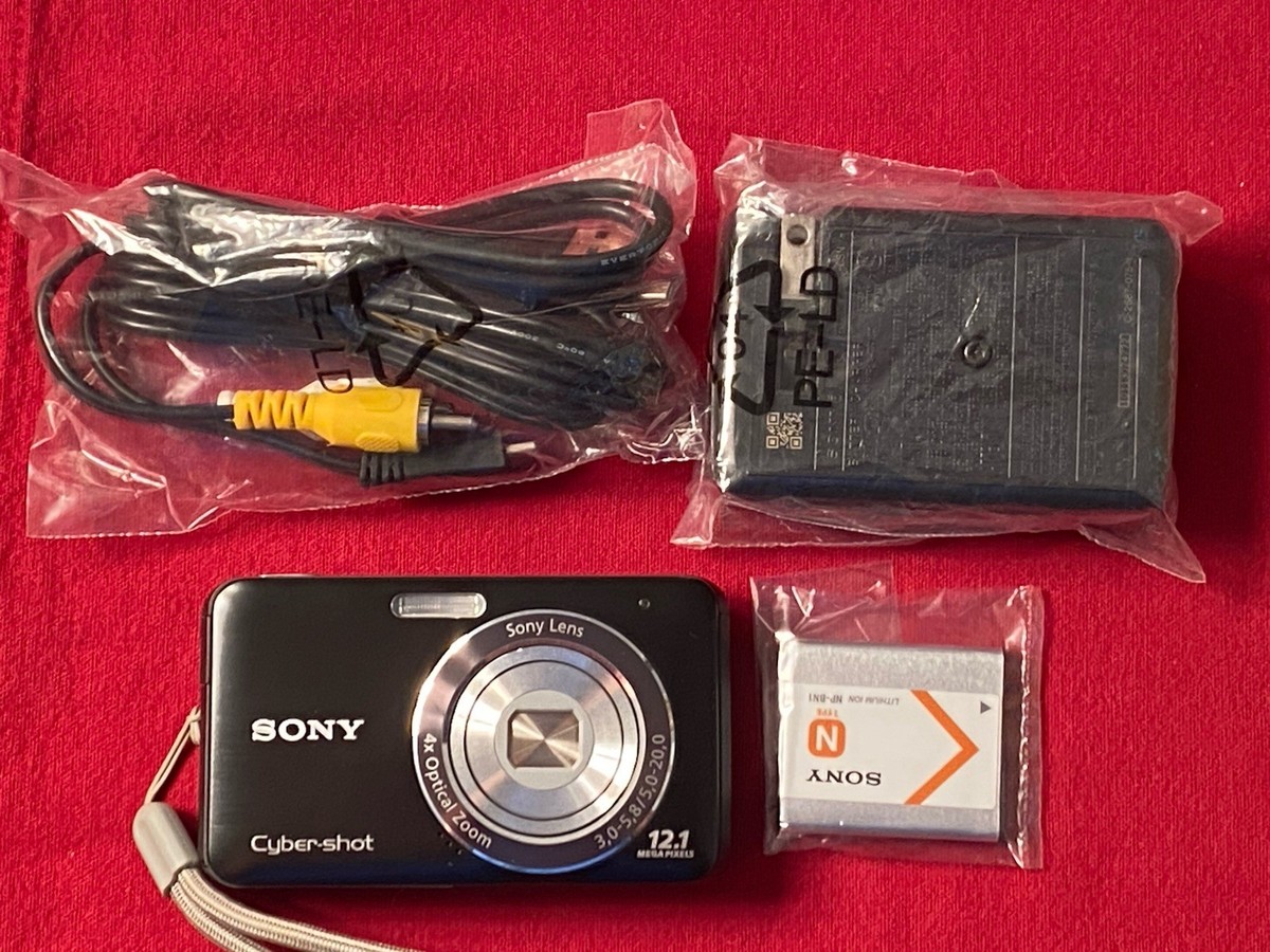 Sony Cyber-shot DSC-W310 12.1MP Digital Camera - Black for sale
