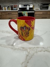 Harry Potter Gryffindor House Crest Coffee Mug 14 Ounce chip See Description