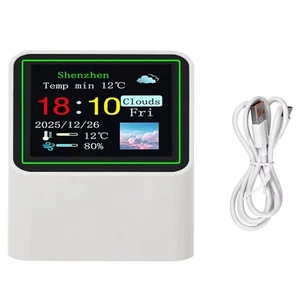 Nouveau Portable Smart Wi-Fi Météo de la station d'affichage Temperature4123