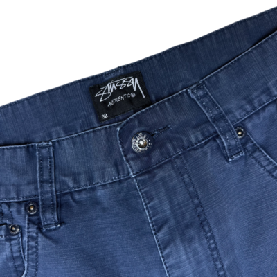 Vintage 90s Stussy Straight Leg Jeans Pants - Men, Blue, 32 | eBay