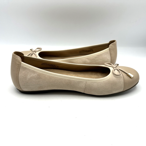 Vionic Minna Slip-On Flat Shoe Women's 10 Beige/Sand Ballet Toe Cap - Picture 8 of 16