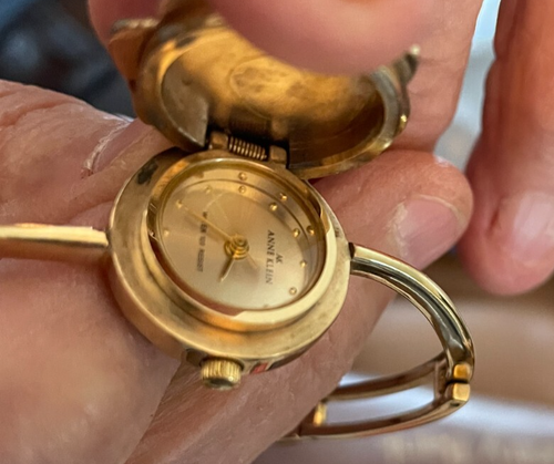 BEAUTIFUL ANNA KEITH ROSE GOLD TONE WATCH - WORKS - Picture 2 of 5