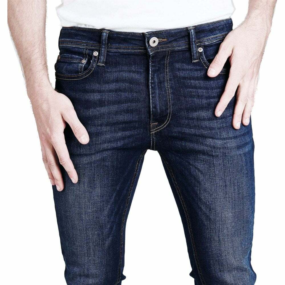 Jack & Jones Intelligence Liam Skinny Fit Ripped Jeans In Black Wash - Foto 11