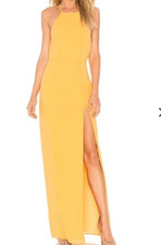 Lovers  Friends Draped Open Back Sheyla Gown Size Large NWT 4-6 