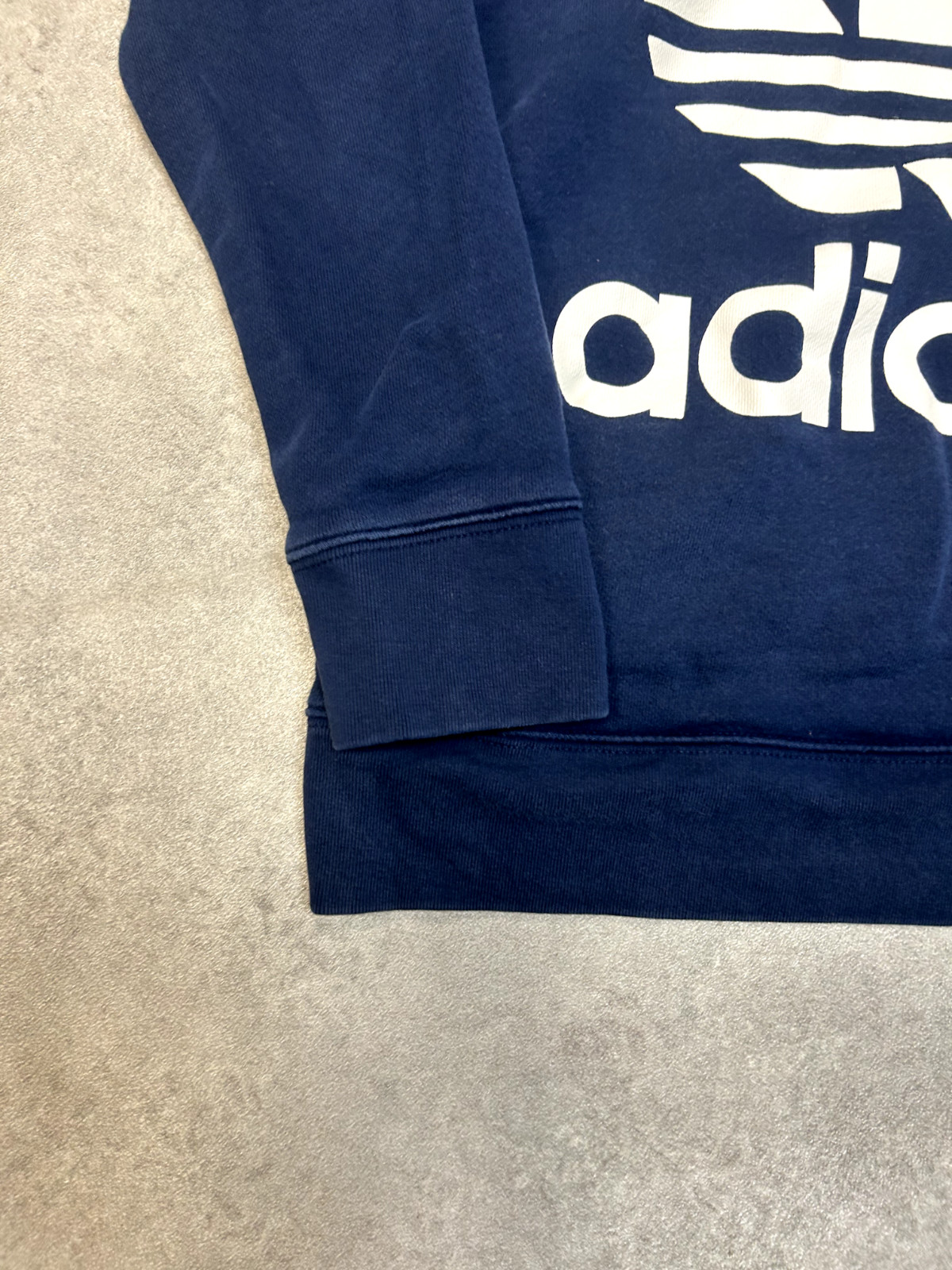 Adidas Hoodie Womens Y2K Pullover Trefoil Training Sweatshirt, Blue, Medium image 5