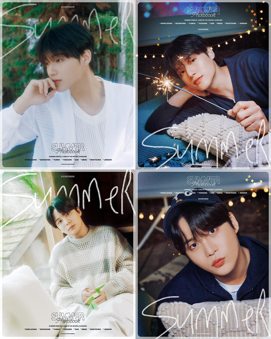 ATEEZ 2024 SUMMER PHOTO BOOK [DVD/PLAY CODE] / Book+Diary+Poster+2