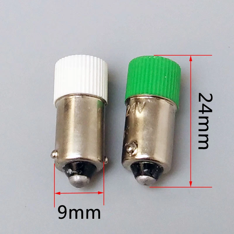 Screw/Bayonet LED Instrument Warn Light Bulb 0.5W 6.3/12/24/36/220/380V E10 B9 - Image 4 of 4