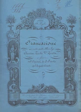 HH694-BOLOGNA-ARGILE VENEZZANO ATTO NOTARILE 1865